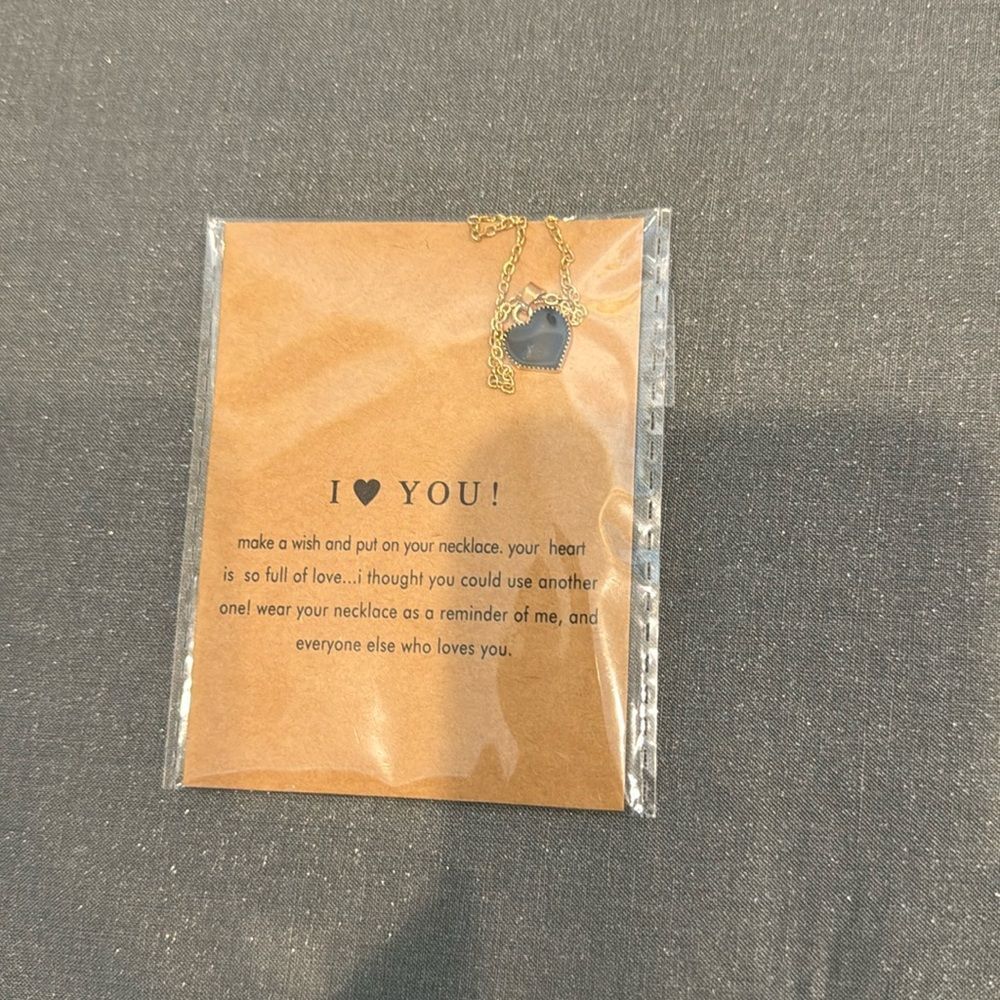 I Love You Necklace